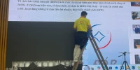  DỰ ÁN THI CÔNG LẮP ĐẶT MÀN HÌNH LED CQ TẠI BẢO HIỂM GỬI TIỀN VIỆT NAM – DIV 