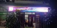 THI CÔNG MÀN HÌNH ĐÈN LED QUẢNG CÁO NGOÀI TRỜI P5 TẠI TRUNG TÂM ANH NGỮ LIGHT UP ĐÀ NẴNG